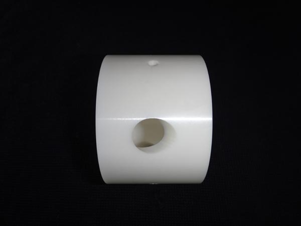 Porcelain ring with inclined hole